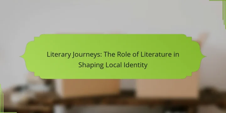 Literary Journeys: The Role of Literature in Shaping Local Identity