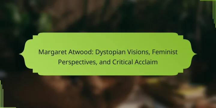 Margaret Atwood: Dystopian Visions, Feminist Perspectives, and Critical Acclaim